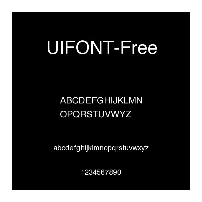 UIFONT-Free