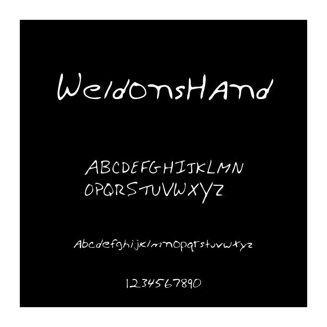 WeldonsHand