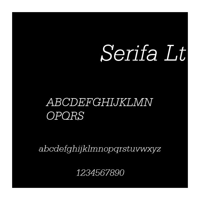Serifa Lt BT