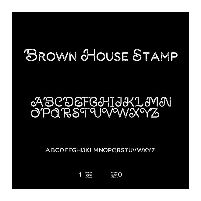 Brown House Stamp