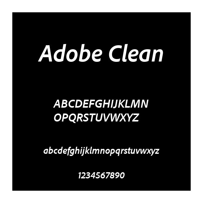 Adobe Clean