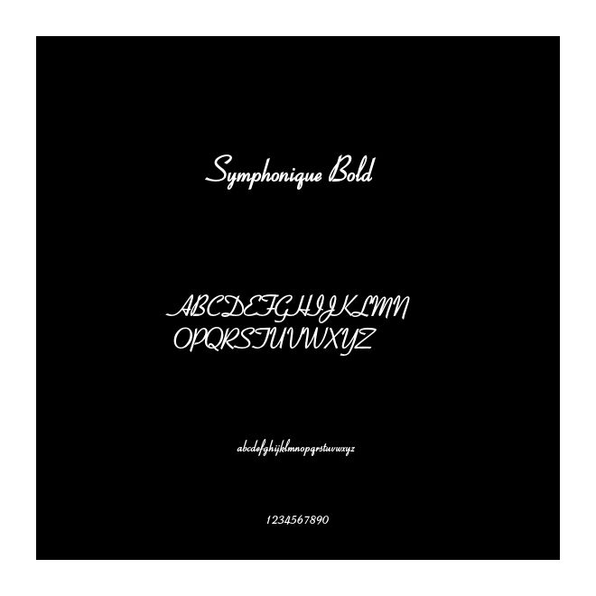 Symphonique Bold