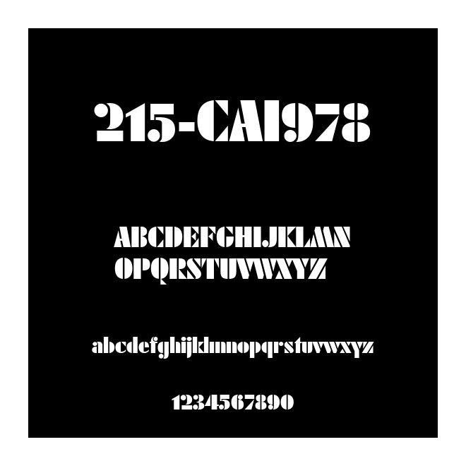 215-CAI978