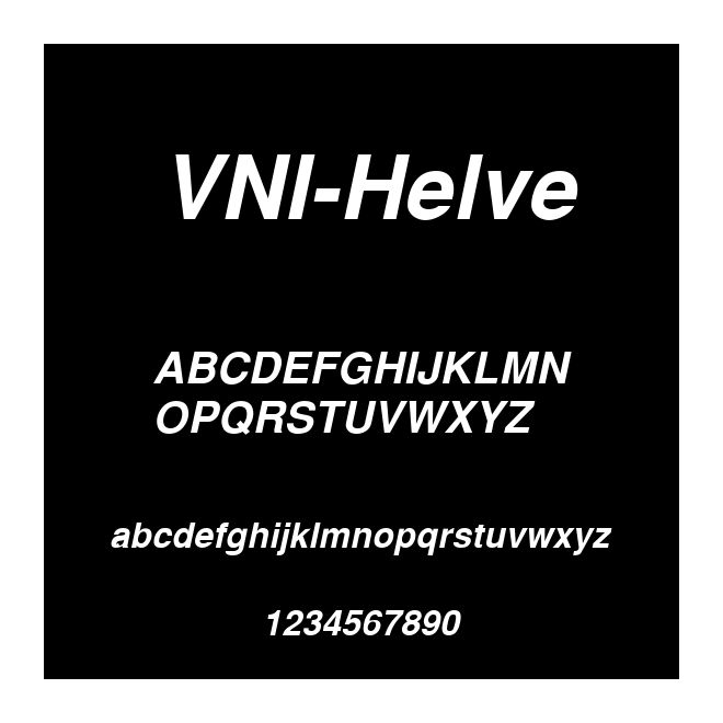 VNI-Helve