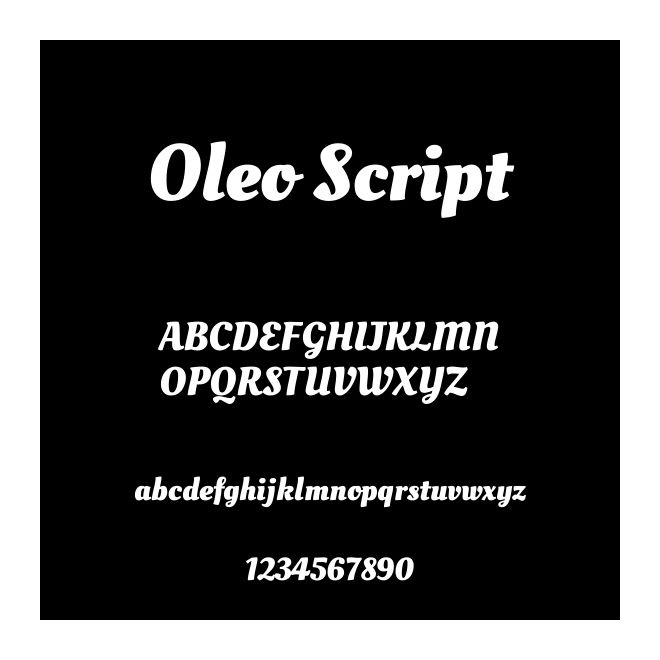 Oleo Script