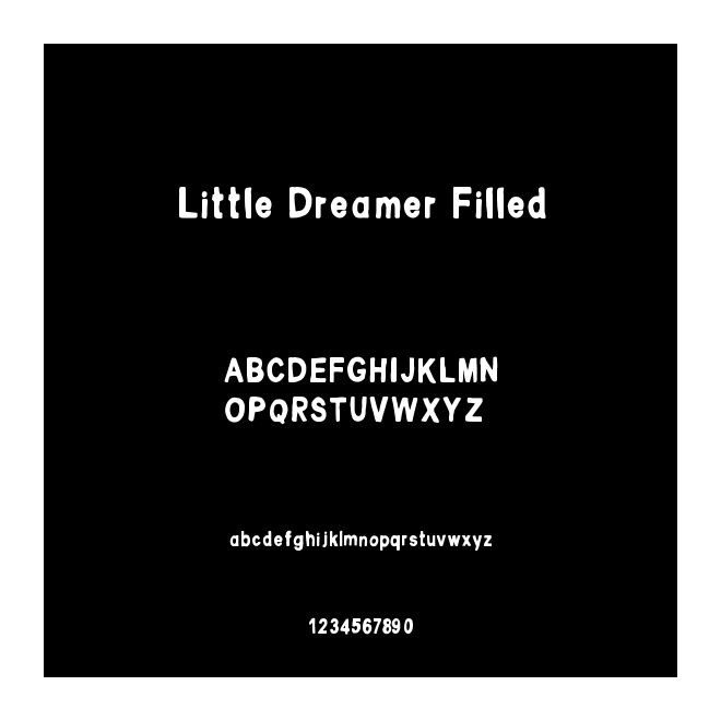Little Dreamer Filled