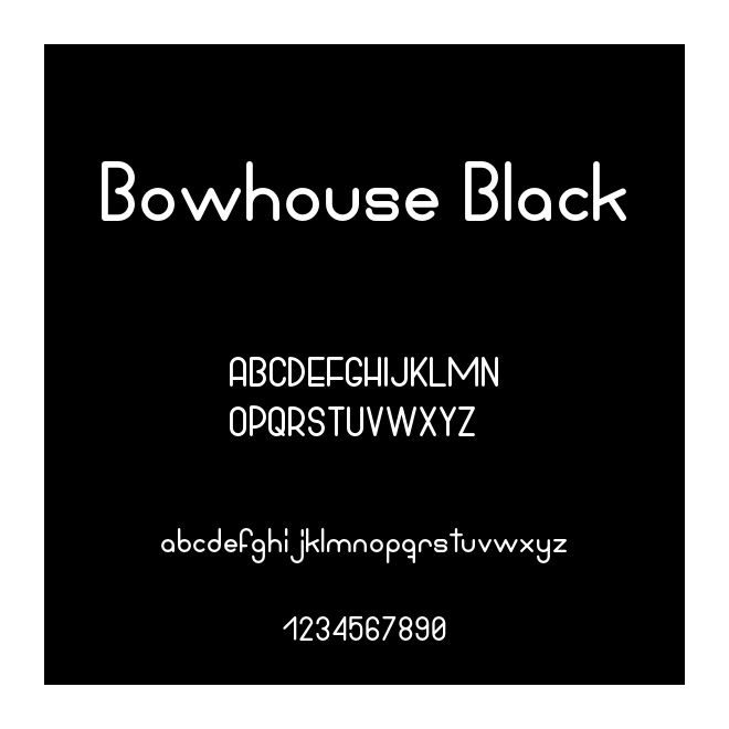 Bowhouse Black