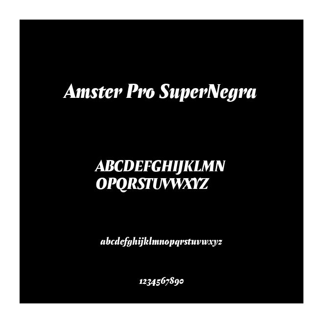 Amster Pro SuperNegra