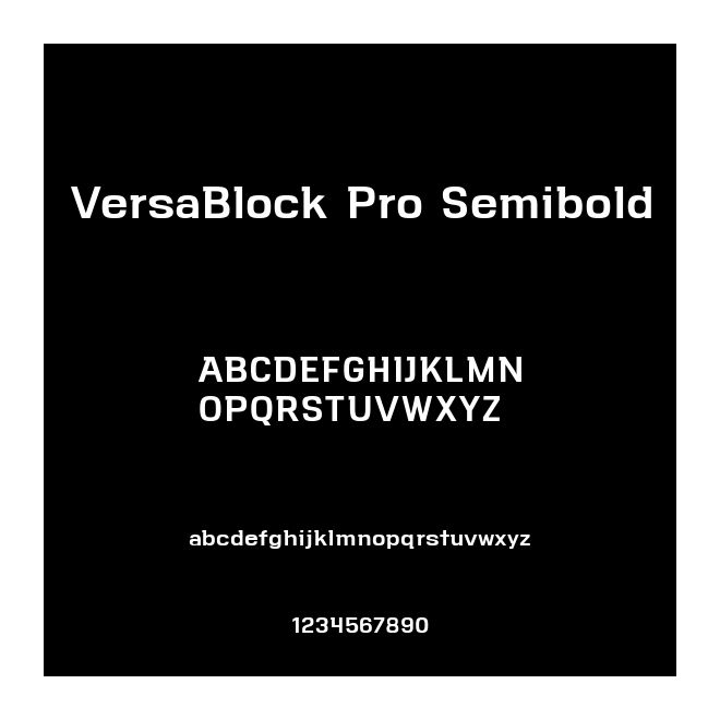 VersaBlock Pro Semibold