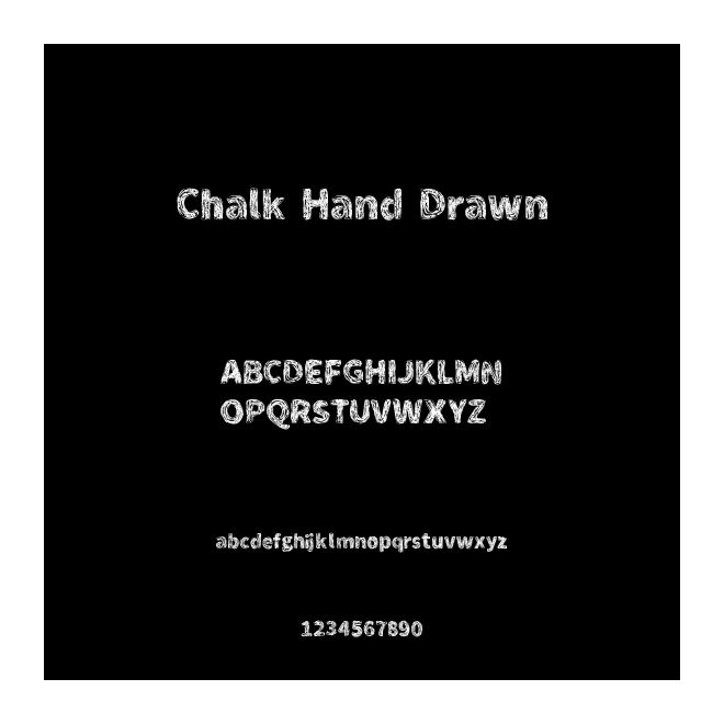 Chalk Hand Drawn