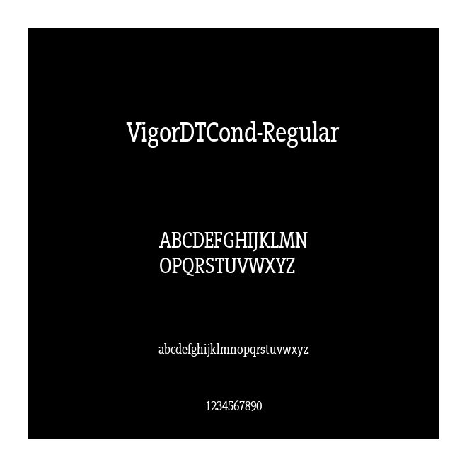 VigorDTCond-Regular