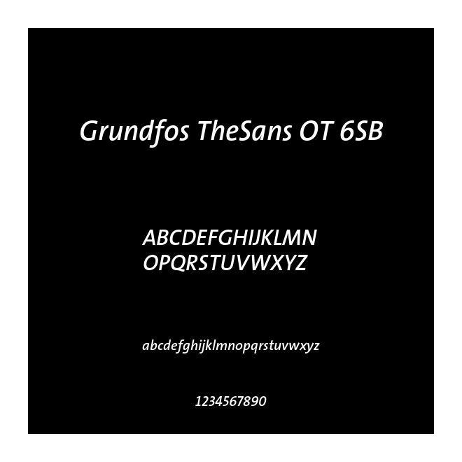 Grundfos TheSans OT 6SB