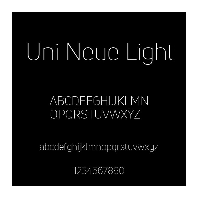 Uni Neue Light