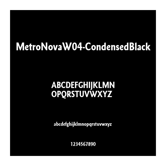 MetroNovaW04-CondensedBlack