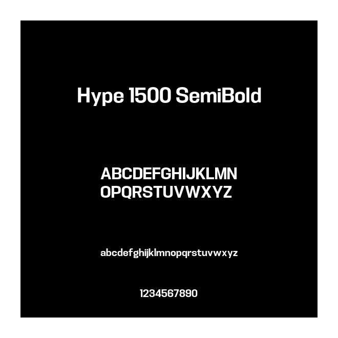 Hype 1500 SemiBold