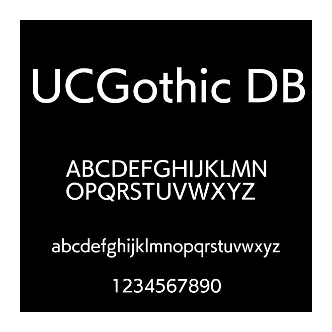 UCGothic DB