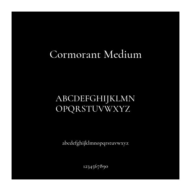 Cormorant Medium