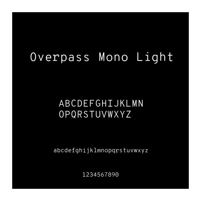 Overpass Mono Light