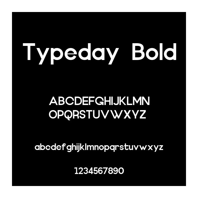 Typeday Bold