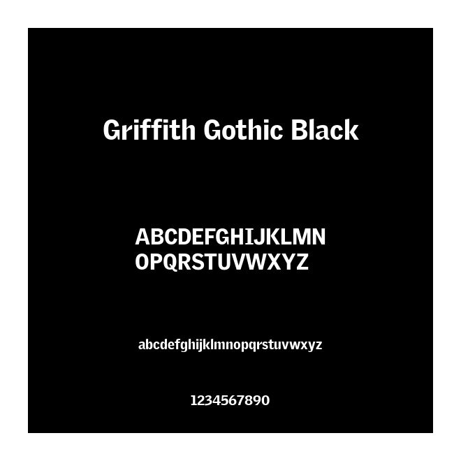 Griffith Gothic Black