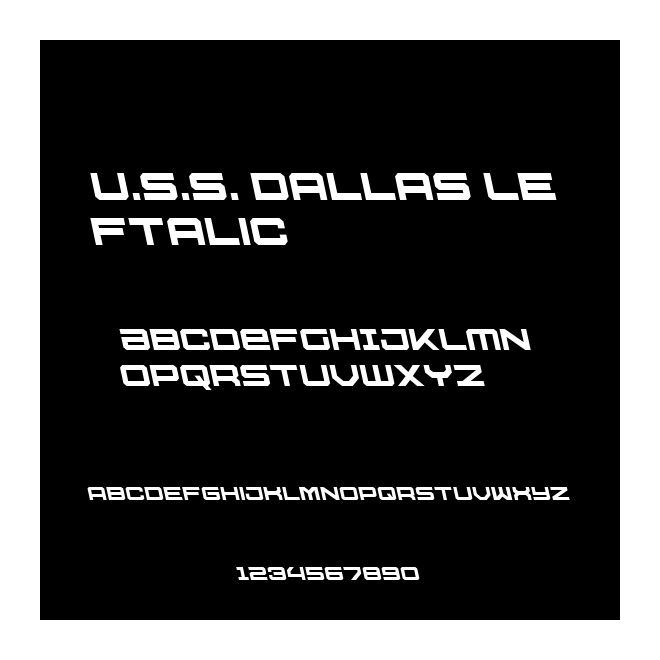 U.S.S. Dallas Leftalic