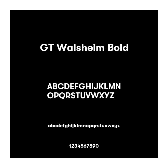 GT Walsheim Bold