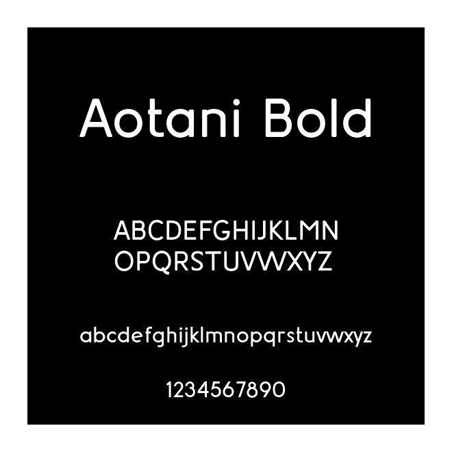 Aotani Bold