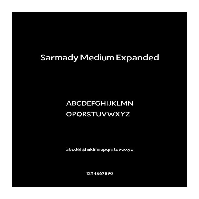 Sarmady Medium Expanded