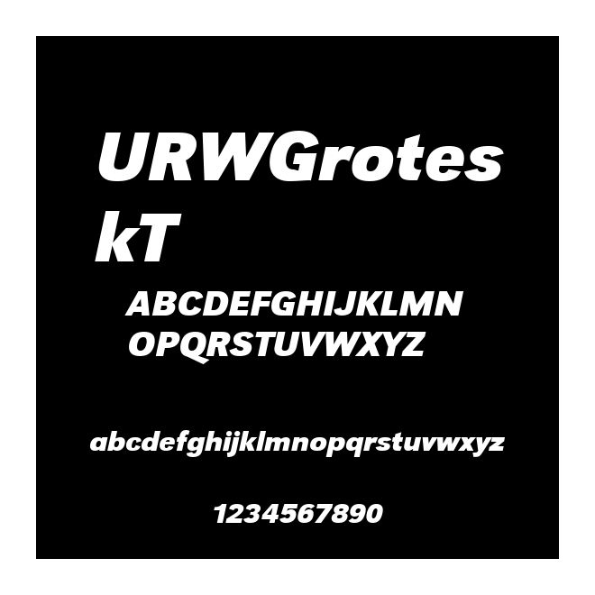 URWGroteskT