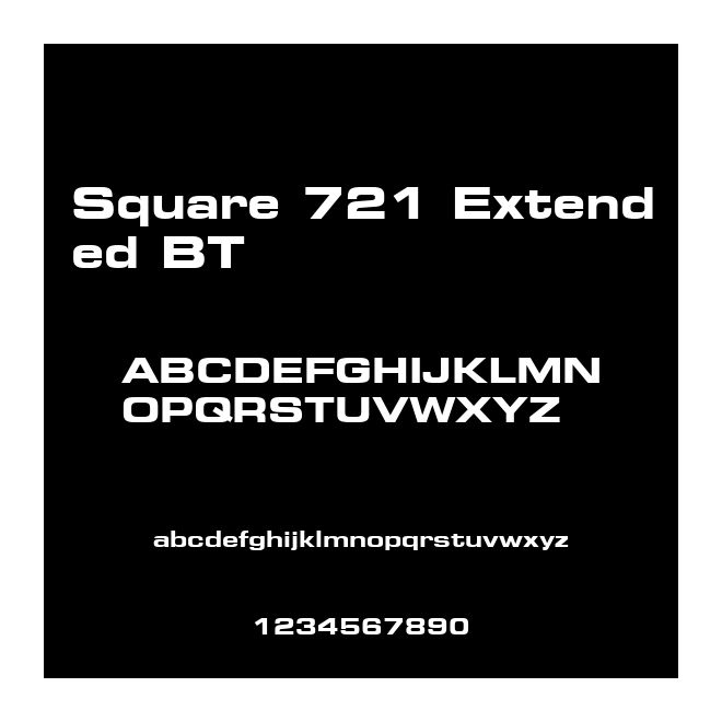 Square 721 Extended BT