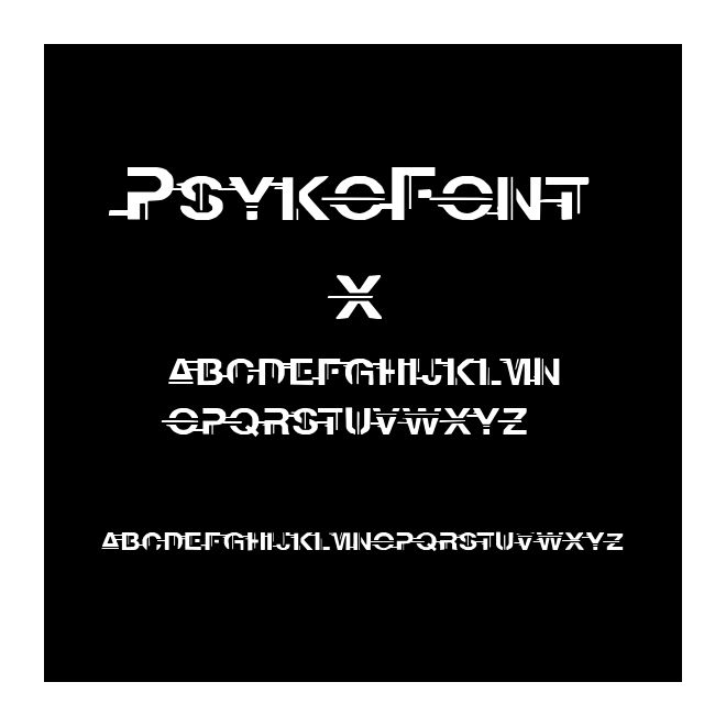 PsykoFont 2005x