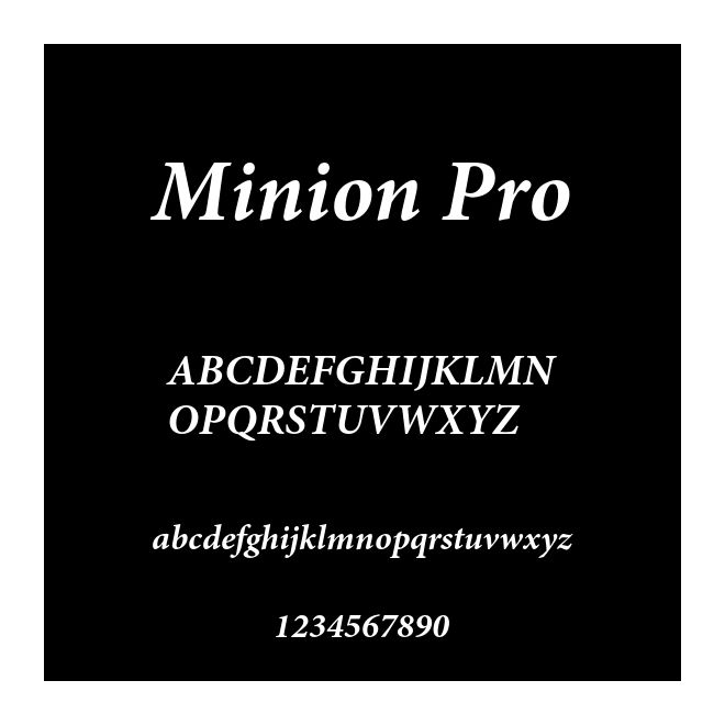 Minion Pro