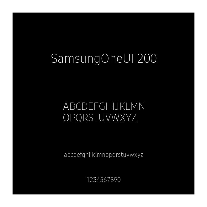 SamsungOneUI 200