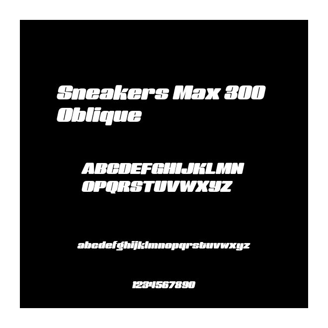 Sneakers Max 300 Oblique