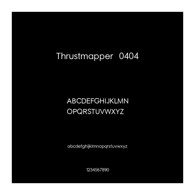 Thrustmapper 0404