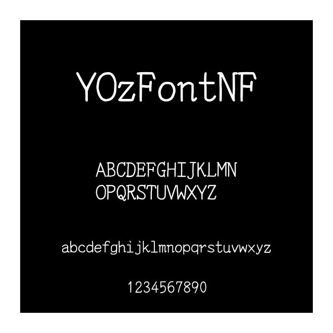 YOzFontNF