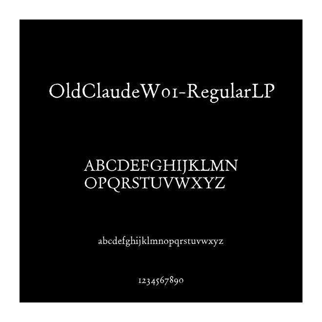 OldClaudeW01-RegularLP