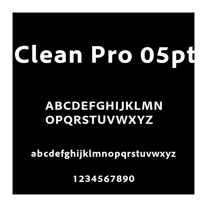 Clean Pro 05pt