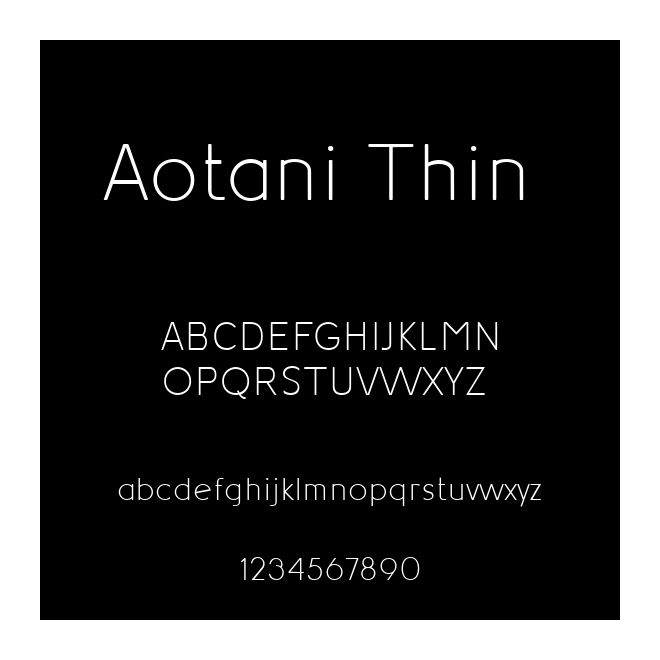 Aotani Thin 