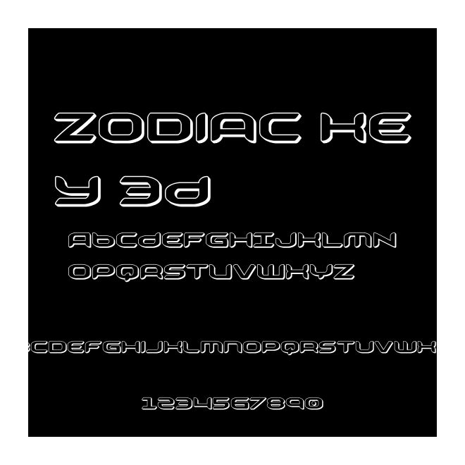 Zodiac Key 3D