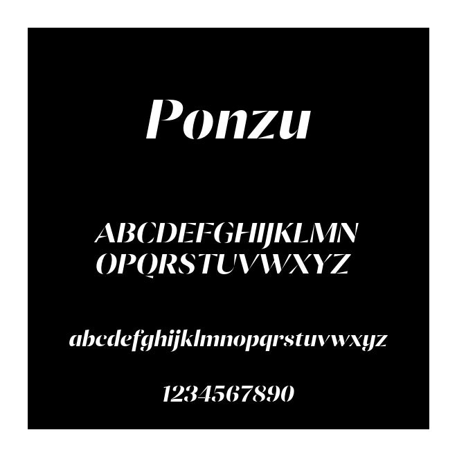 Ponzu