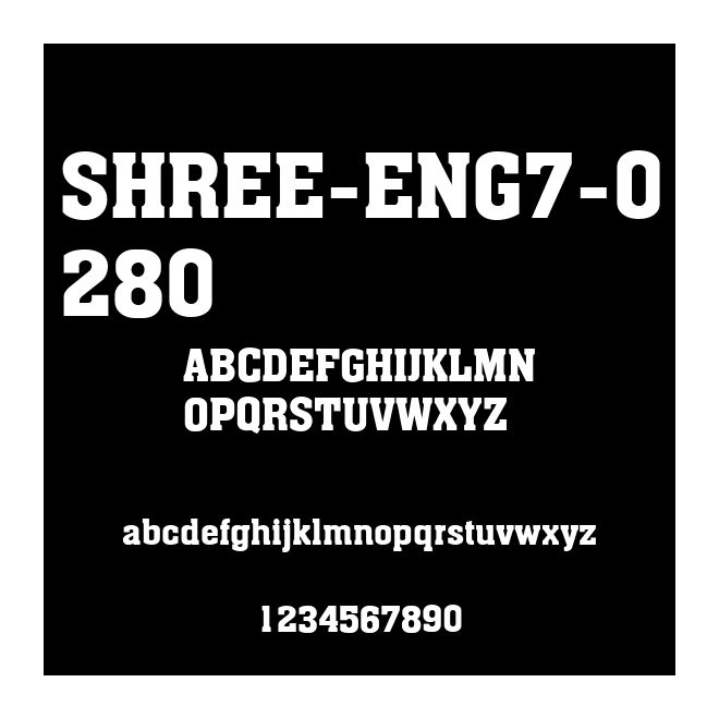 SHREE-ENG7-0280