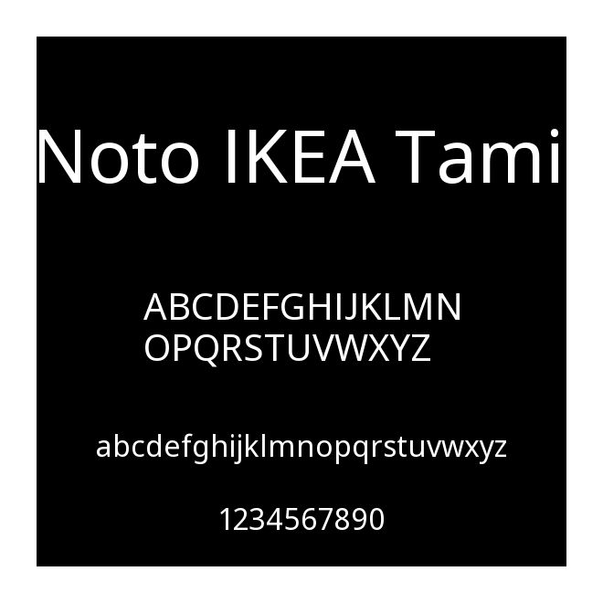 Noto IKEA Tamil