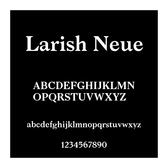 Larish Neue