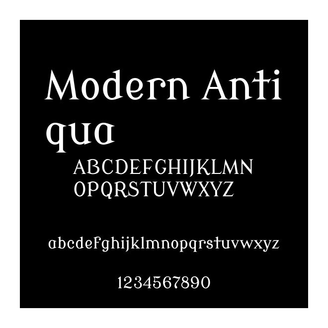 Modern Antiqua
