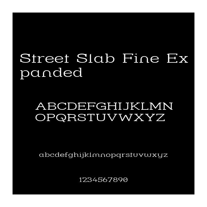 Street Slab Fine Expanded