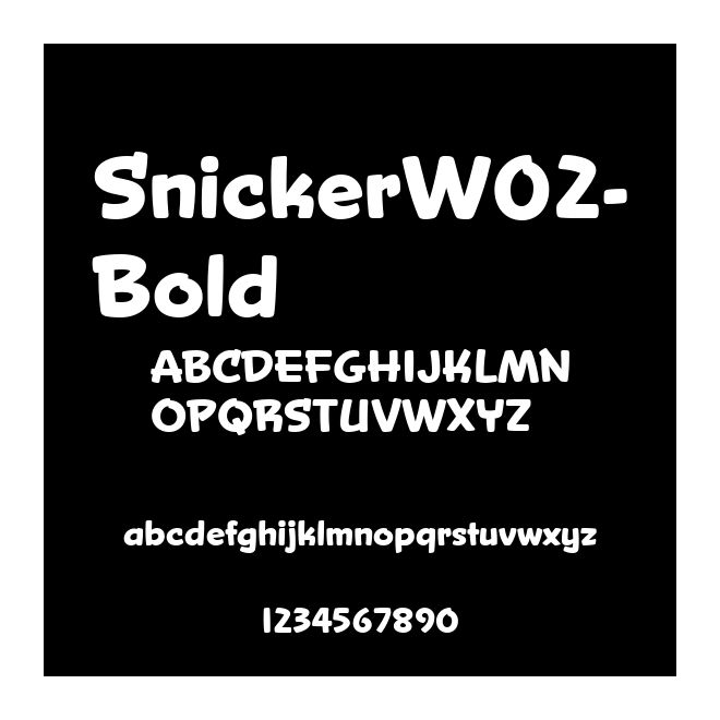 SnickerW02-Bold