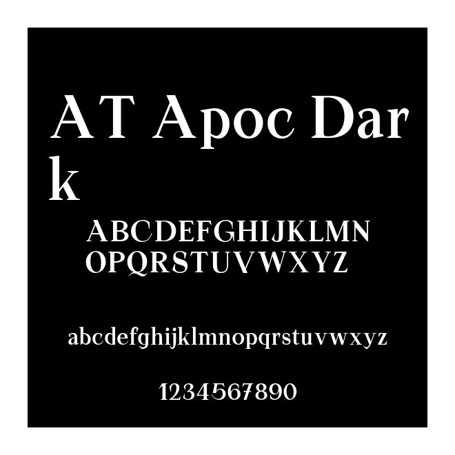 AT Apoc Dark