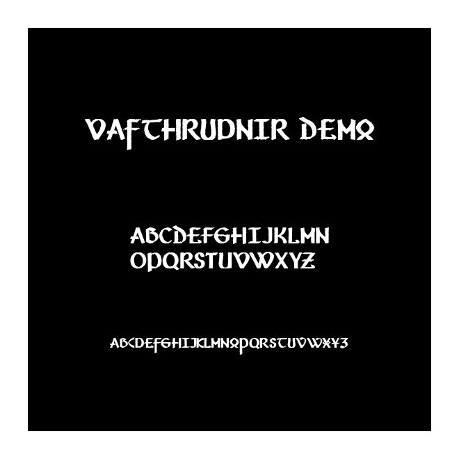 Vafthrudnir Demo
