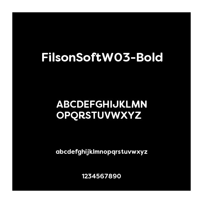 FilsonSoftW03-Bold